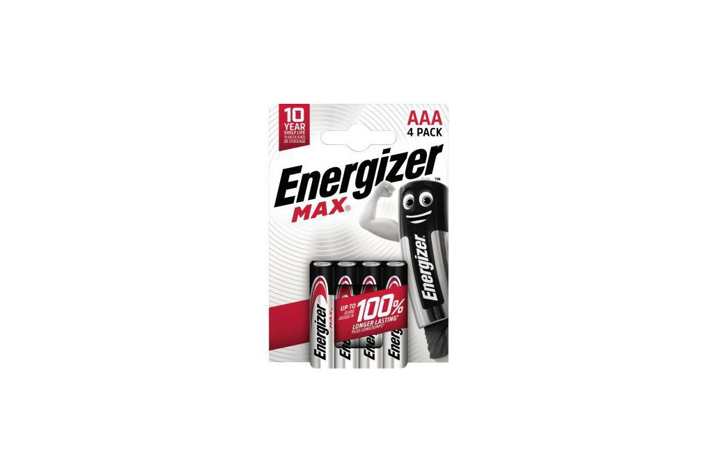 Energizer Batterie Max Alkaline E303325600 AAA LR03 4St.