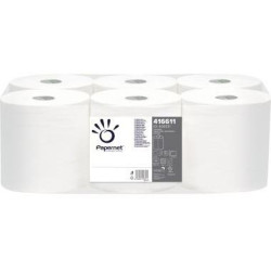 Papernet Handtuchrolle 416611 1lagig weiß 750Bl. 6 Rl. Pack. Papernet Handtuchrolle 416611 1lagig weiß 750Bl. 6 Rl. Pack.
