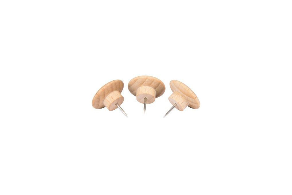 Legamaster Pinnwandnadel WOODEN 7 145125 20mm Holz 25 St. Pack.