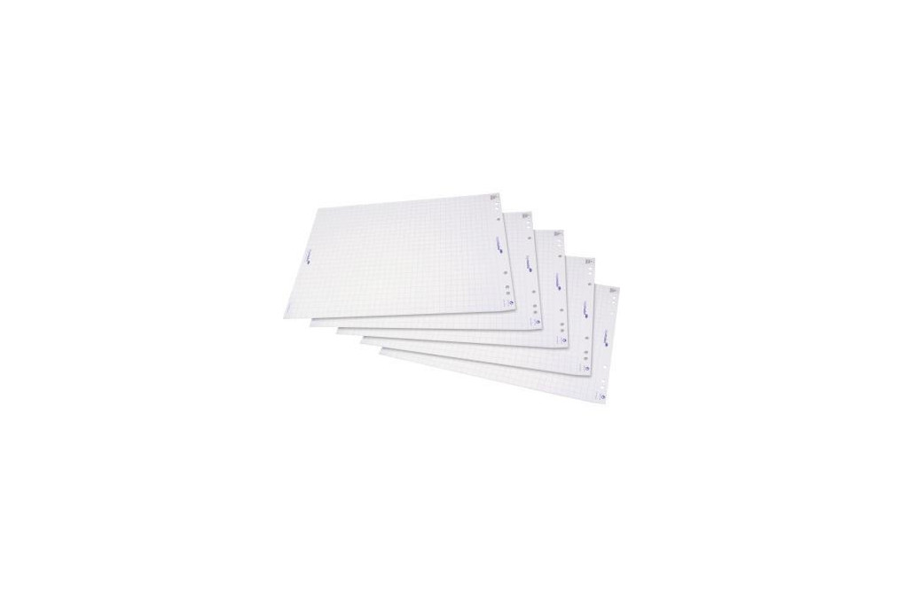 Legamaster Flipchartpapier 7 156500 98x65cm 20Bl. kariert 5 St. Pack.
