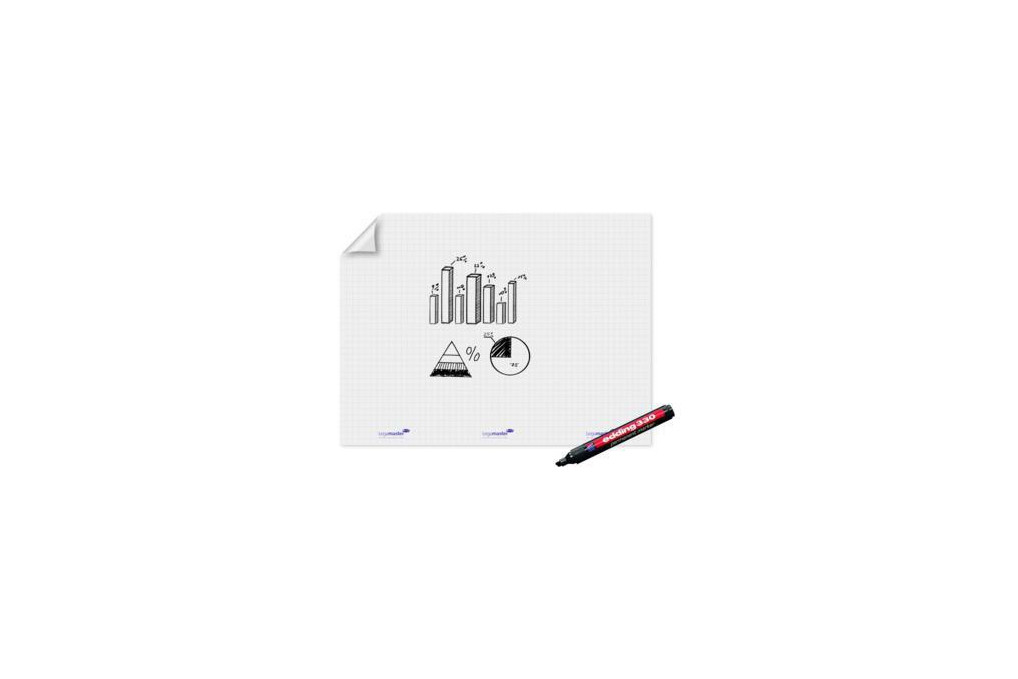 Legamaster Flipchartfolie Magic Chart XL 7 159054 PP blanko 15 Bl.