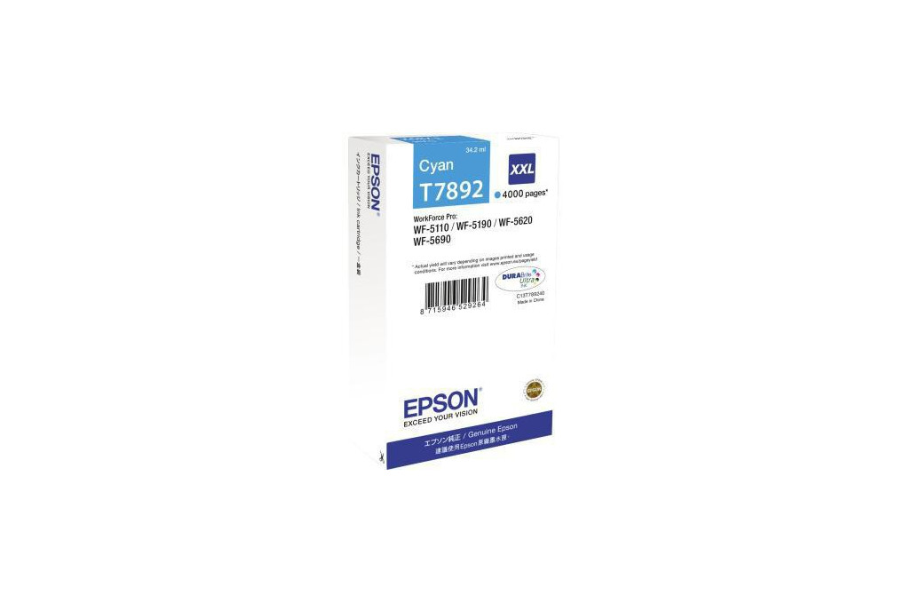 Epson Tintenpatrone C13T789240 79XXL 4.000Seiten cyan