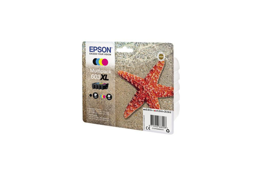 Epson Tintenpatrone C13T03A64010 603XL sw c m y 4 St. Pack.