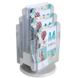 Exacompta Tischprospektständer DESK TOWER A4 60558D 6Fächer Exacompta Tischprospektständer DESK TOWER A4 60558D 6Fächer