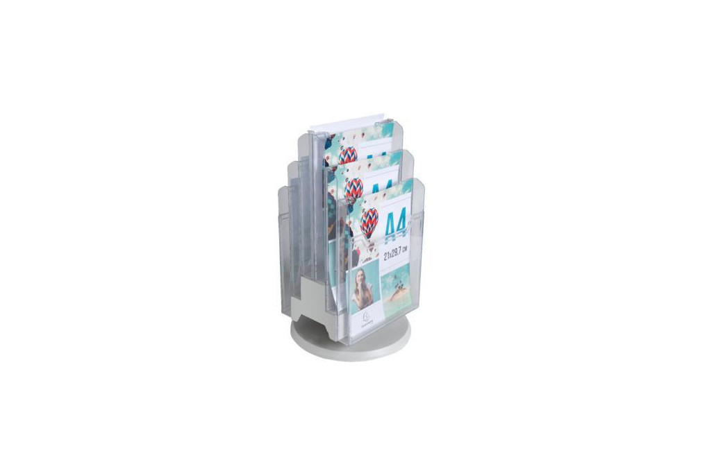 Exacompta Tischprospektständer DESK TOWER A4 60558D 6Fächer Exacompta Tischprospektständer DESK TOWER A4 60558D 6Fächer