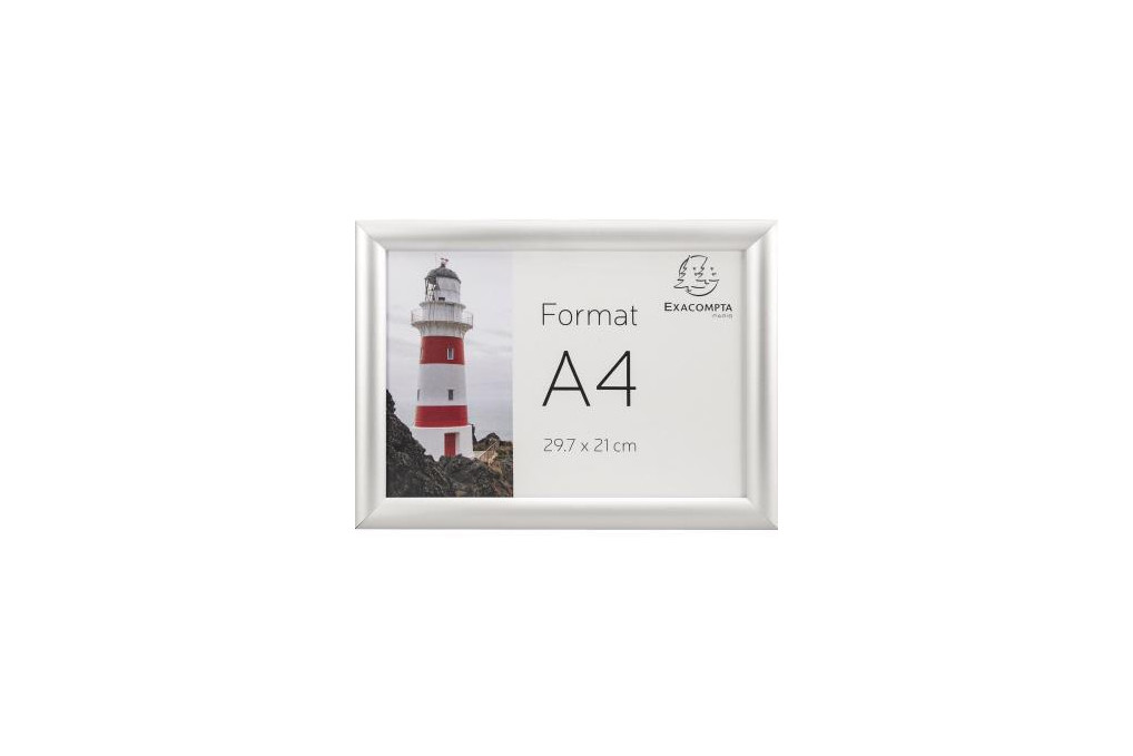 Exacompta Wandplakatrahmen 8494358D A4 Aluminium Acryl