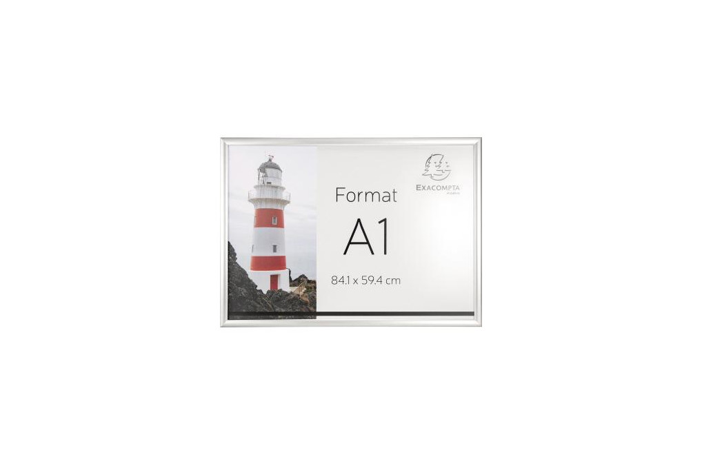 Exacompta Wandplakatrahmen 8194358D A1 Aluminium Acryl
