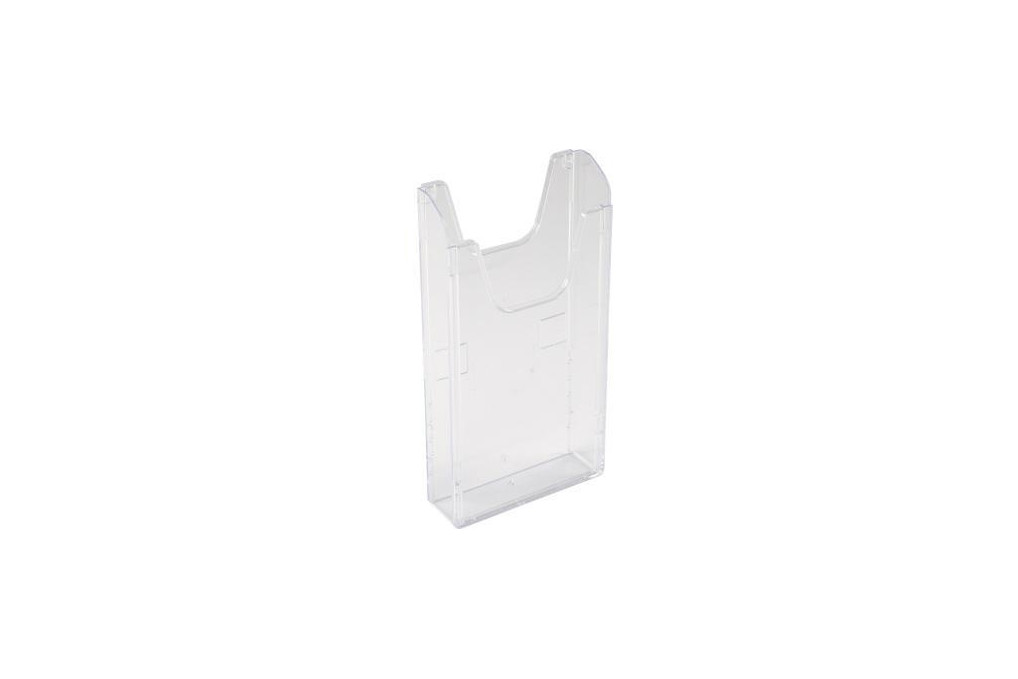 Exacompta Wandprospekthalter 65158D A4 hoch 1Fach transparent