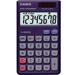 CASIO Taschenrechner SL 300VERA Solar Batterie dunkelblau