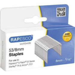 RAPESCO Heftklammern 0752 53 8mm verzinkt