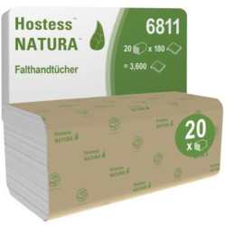 Scott Papierhandtuch Natura 6811 Z Z 2lg. 25x23cm 20x180 Bl. Pack.