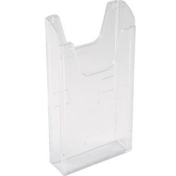 Exacompta Wandprospekthalter 65658D A4 quer 1Fach transparent