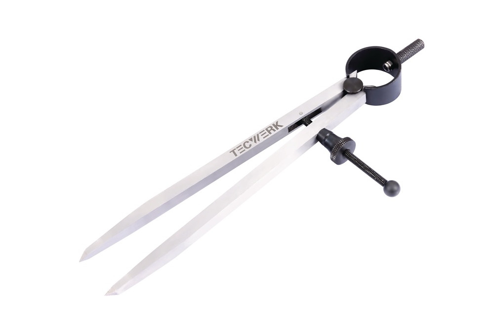 Federzirkel L.200mm m.Schnellspannmutter TECWERK