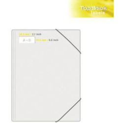 Etikett Top Stick 8700 52,5x21,2mm weiß 5.600 St. Pack.