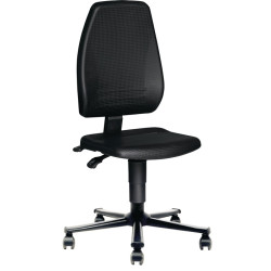 Arbeitsdrehstuhl Rl.Integralschaum schwarz 440 620mm TECWERK