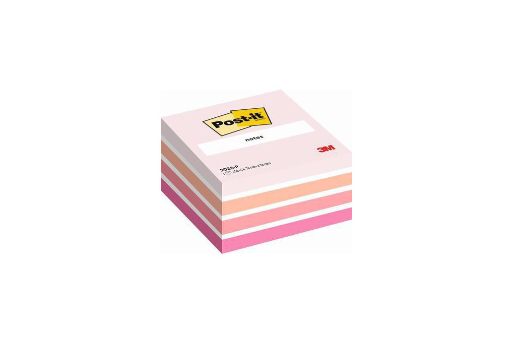 Post it Haftnotizwürfel 2028P 76x45x76mm 450Blatt pastellpink Post it Haftnotizwürfel 2028P 76x45x76mm 450Blatt pastellpink