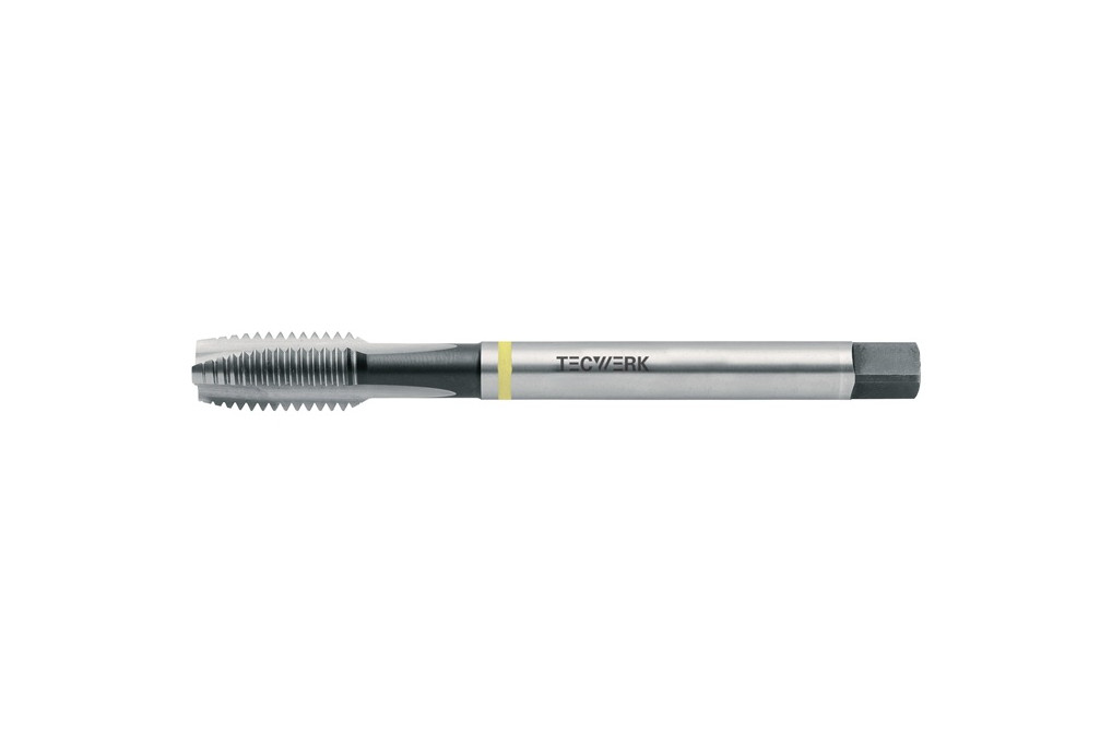 Maschinengewindebohrer DIN 376B AL M12x1,75mm HSS Co 6H TECWERK Maschinengewindebohrer DIN 376B AL M12x1,75mm HSS Co 6H TECWERK