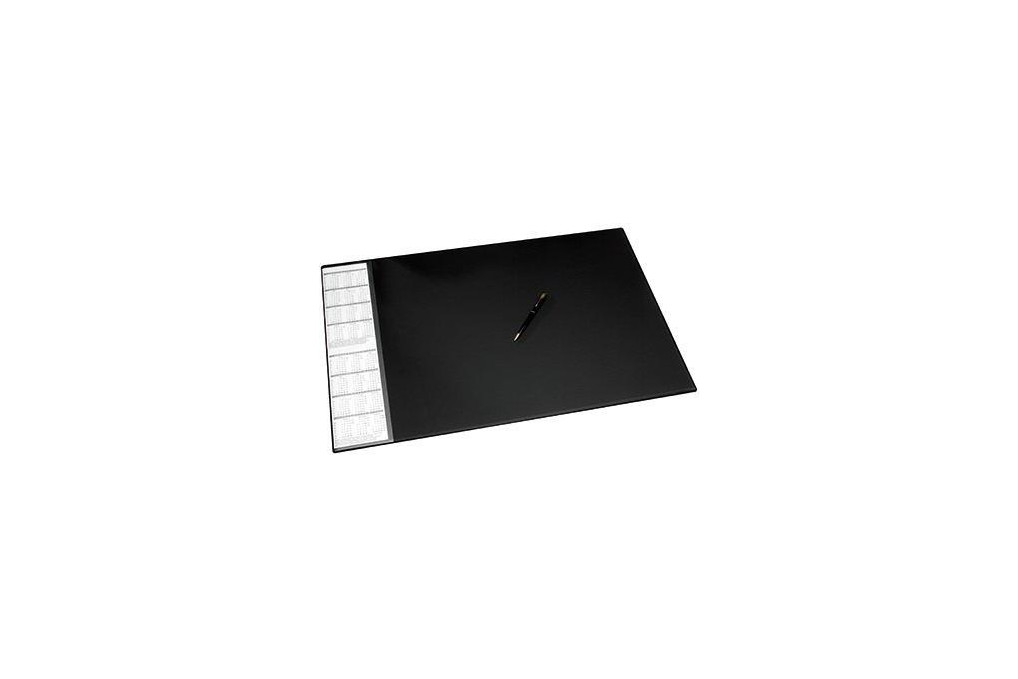 Schreibunterlage 68x44cm Seitentasche abwaschbar schwarz Schreibunterlage 68x44cm Seitentasche abwaschbar schwarz