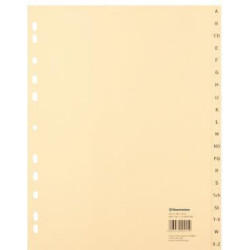 Soennecken Register 1924 DIN A4 A Z volle Höhe Tauenpapier chamois