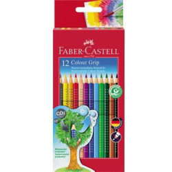 Faber Castell Farbstift Colour GRIP 112412 farbig 12 St. Pack.
