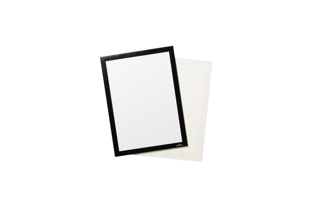 DURABLE Folienrahmen DURAFRAME 496801 A4 Klett magnetisch sw