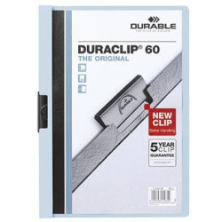 DURABLE Klemmmappe DURACLIP 60 220906 DIN A4 Hartfolie blau DURABLE Klemmmappe DURACLIP 60 220906 DIN A4 Hartfolie blau