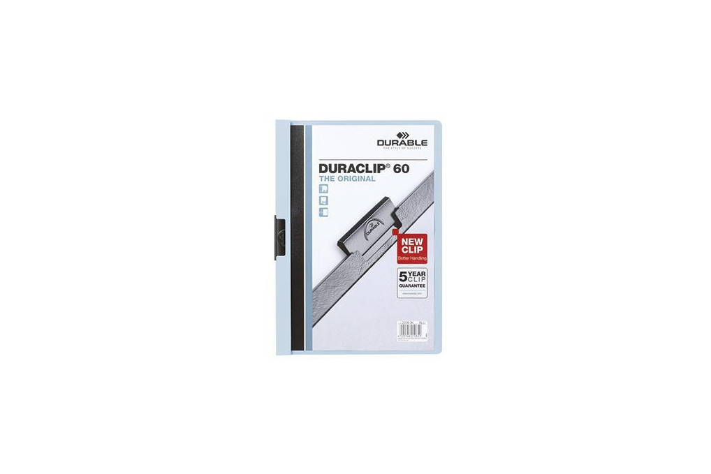 DURABLE Klemmmappe DURACLIP 60 220906 DIN A4 Hartfolie blau DURABLE Klemmmappe DURACLIP 60 220906 DIN A4 Hartfolie blau