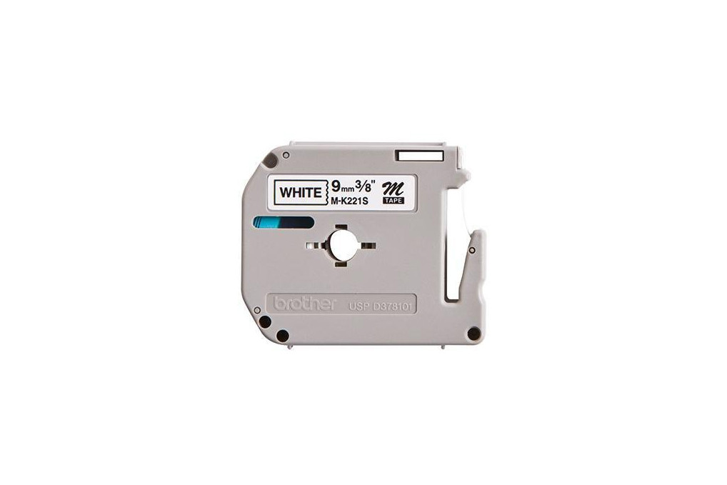 Brother Schriftbandkassette MK221SBZ 9mmx4m sw auf ws