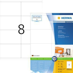 HERMA Etikett PREMIUM 4426 105x70mm weiß 800 St. Pack. HERMA Etikett PREMIUM 4426 105x70mm weiß 800 St. Pack.