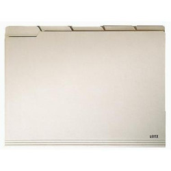 Leitz Einstellmappe 24340011 DIN A4 230g Karton chamois 100 St. Pack.