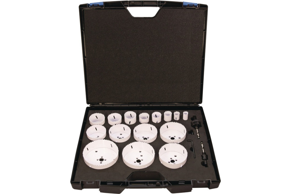 Lochsägensatz 17 tlg.19 114mm Schnitt T.38mm Bi Metall TECWERK