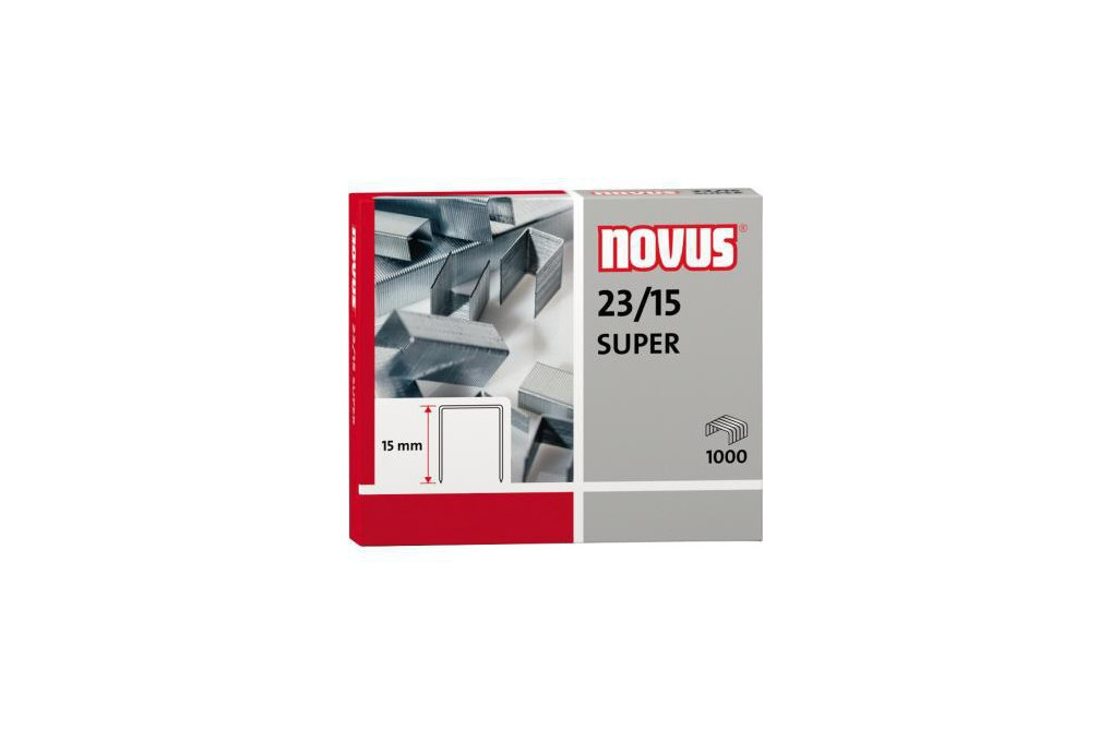 NOVUS Heftklammer 042 0044 23 15 verzinkt 1.000 St. Pack.