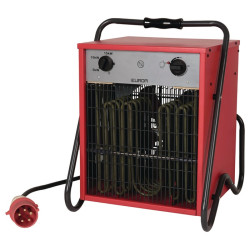 Elektroheizer 570 m³ h 0 5000 10000 15000 W 16 A EUROM