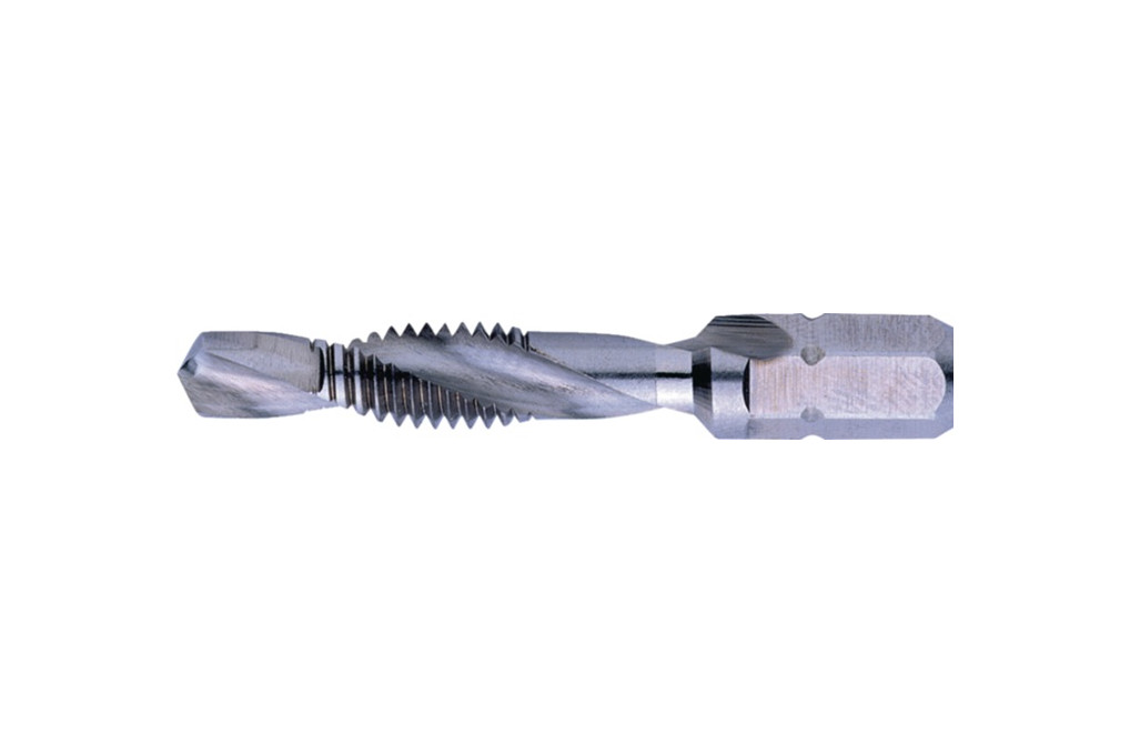 Kombigewindebohrer HSSG 1 4 Zoll 6KT M4x3,3mm Steig.0,70mm TECWERK Kombigewindebohrer HSSG 1 4 Zoll 6KT M4x3,3mm Steig.0,70mm TECWERK