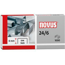 NOVUS Heftklammer 24 6 040 0158 verzinkt 1.000 St. Pack.