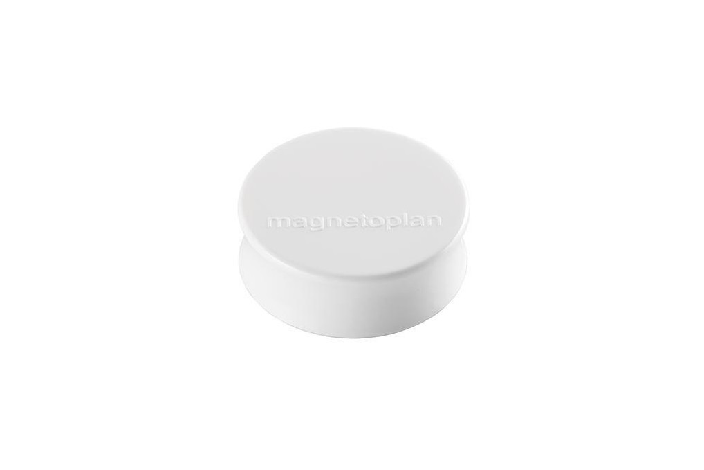 magnetoplan Magnet Ergo Large 1665000 34mm weiß 10 St. Pack.