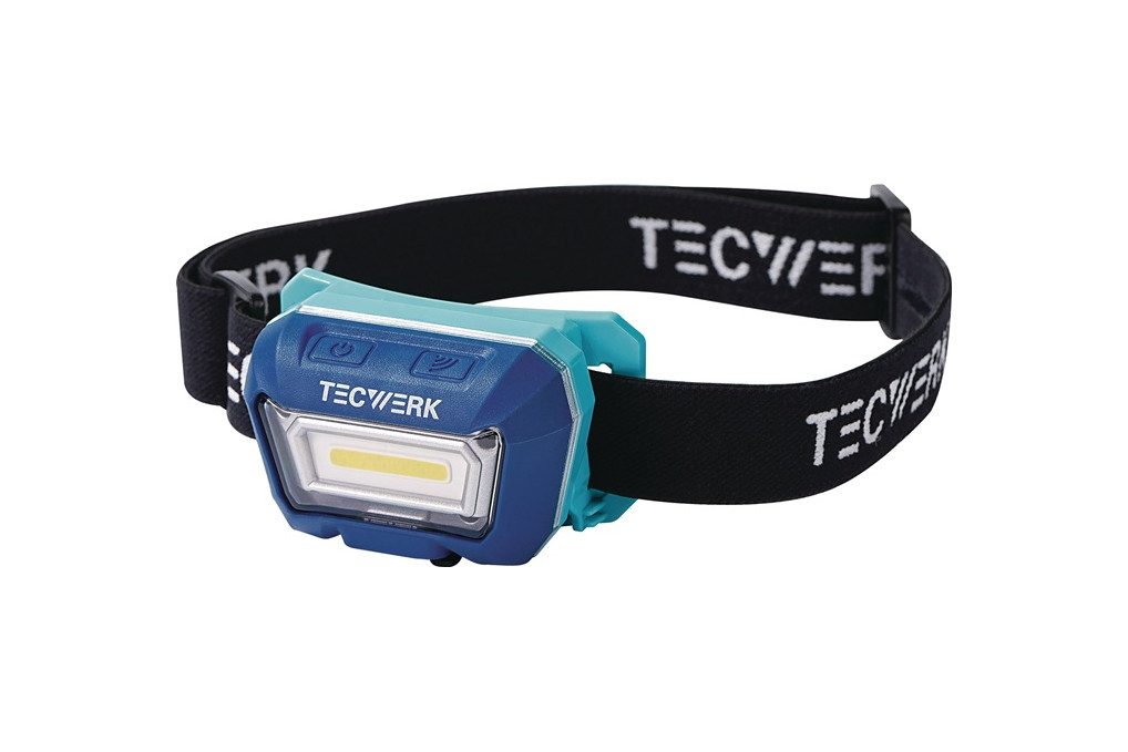LED Kopfleuchte 3,8V 1600 mAh 1xLi Ion Polymer 3 W Blisterverpackung TECWERK