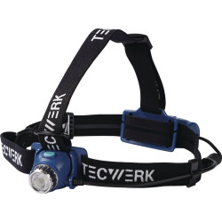 LED Kopfleuchte 3,7V 2600 mAh Li ion 5V TECWERK