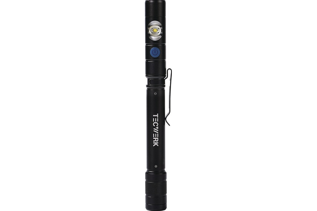 LED Stiftleuchte Li ion 90m blau schwarz TECWERK