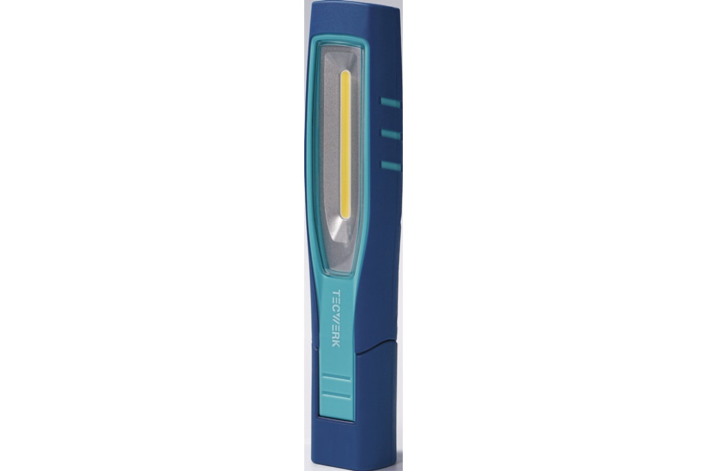 LED Akkuhandleuchte 3,6V 3350 mAh 1m Li ion 5V 500 1000 lm Ladezeit 4 h TECWERK
