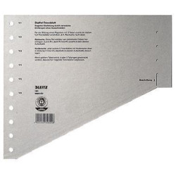 Leitz Trennblatt 16510085 A4 200g Karton grau 100 St. Pack.