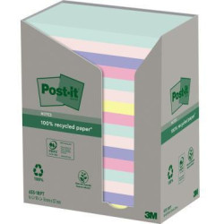 Post it Haftnotiz Recycling Notes 655 1RPT 127x76mm sortiert 16 St.
