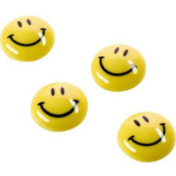 magnetoplan Magnet Smilies 16672 30mm gelb 6 St. Pack