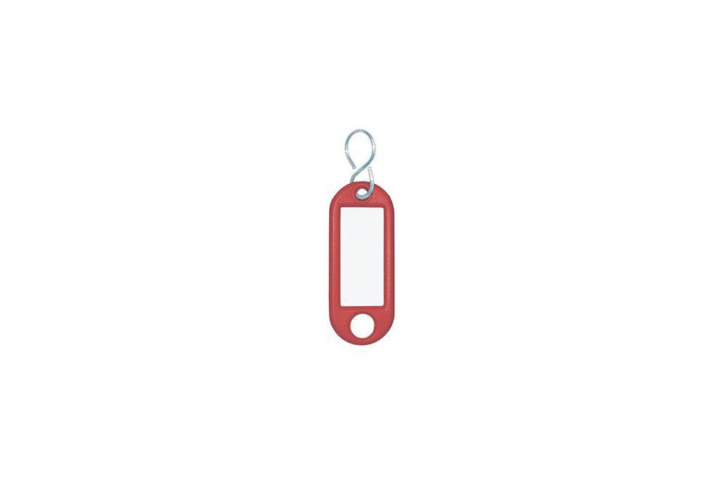 WEDO Schlüsselanhänger 262803402 rot 100 St. Pack.