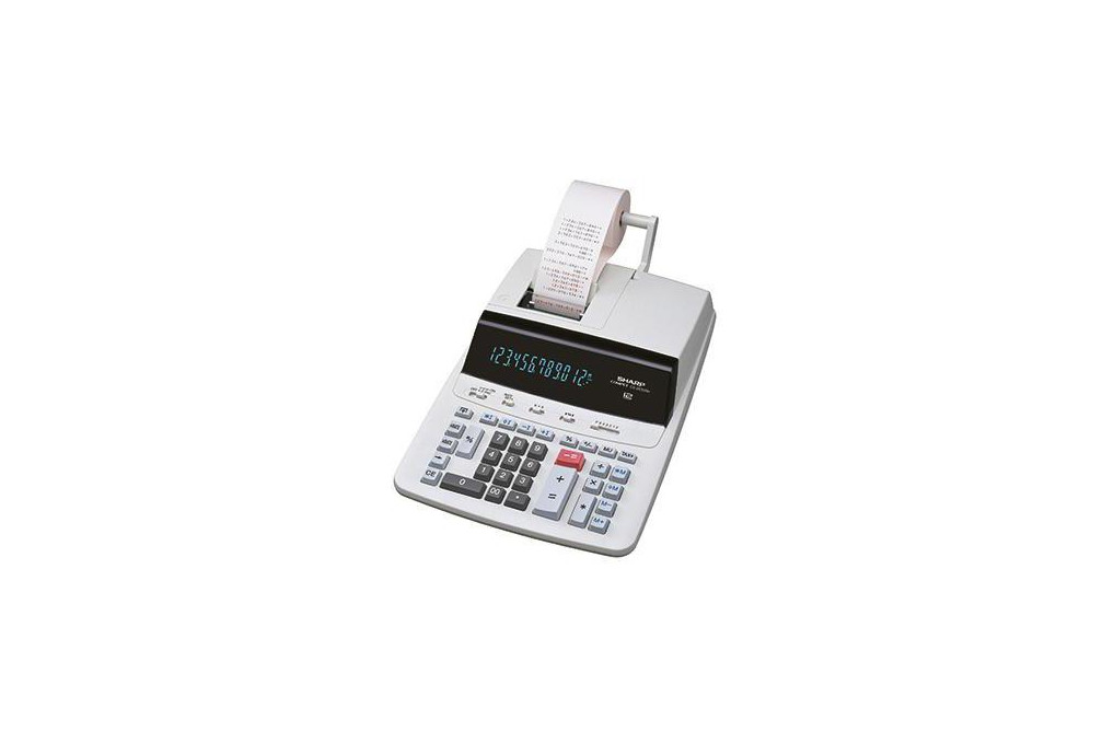 Sharp Tischrechner CS 2635RH GYSE 12Zeichen druckend Netz Batterie ws