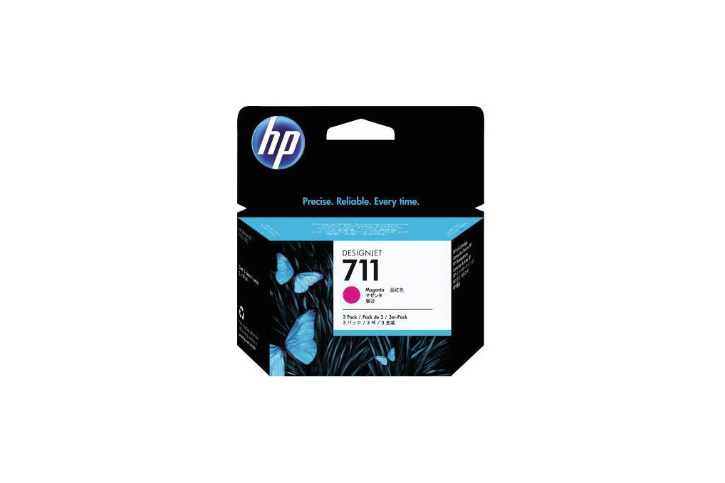 HP Tintenpatrone CZ135A 711 magenta 3x29ml 3 St. Pack.
