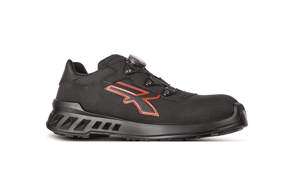 Sicherheitshalbschuh Caesar Gr.42 W.11 schwarz rot S3S CI FO SR ESD