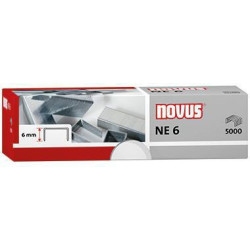 NOVUS Heftklammer NE 6 Super 042 0001 verzinkt 5.000 St. Pack.