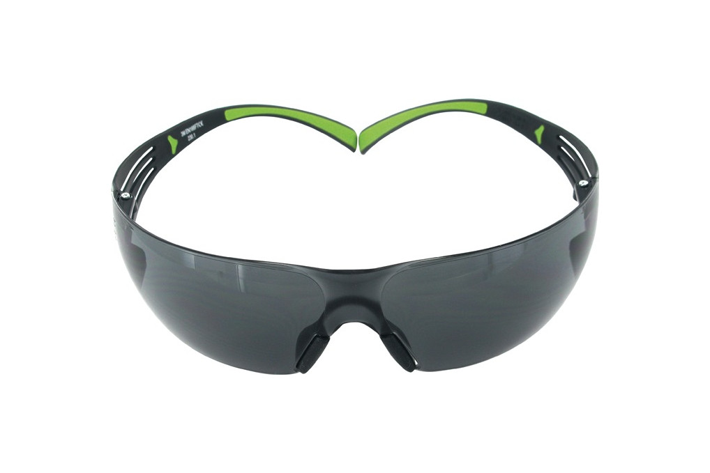 Schutzbrille SecureFit™ 400 EN166,EN170,EN172 Bügel schwarz grün,Scheibe grau Schutzbrille SecureFit™ 400 EN166,EN170,EN172 Bügel schwarz grün,Scheibe grau
