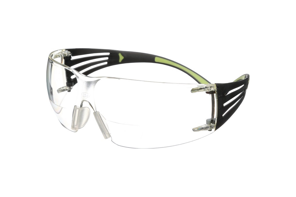 Schutzbrille Reader SecureFit™ 400 EN 166,170 Bügel schwarz grün,Scheibe klar  2 Schutzbrille Reader SecureFit™ 400 EN 166,170 Bügel schwarz grün,Scheibe klar  2